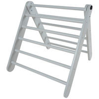 KLETTERDREIECK  - Hellgrau, Trend, Holz (63/74/65cm) - Jimmylee