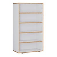 SCHUHREGAL 60/110/33 cm  - Honigeiche/Weiss, Design, Holzwerkstoff/Kunststoff (60/110/33cm) - MID.YOU