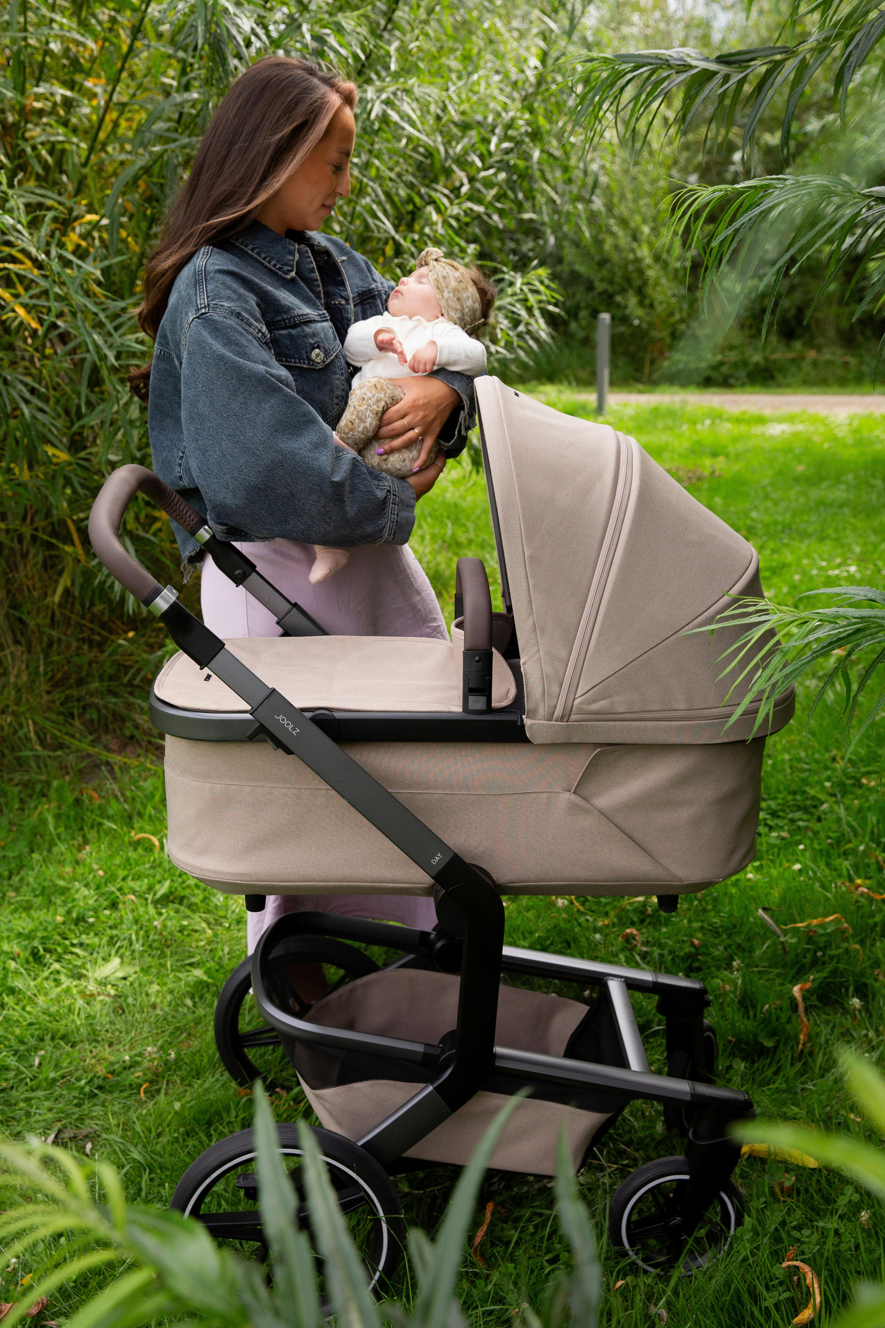 KINDERWAGEN  Day 5  Sandy Taupe  - Taupe/Grau, Basics, Textil/Metall (94/60/113cm) - Joolz