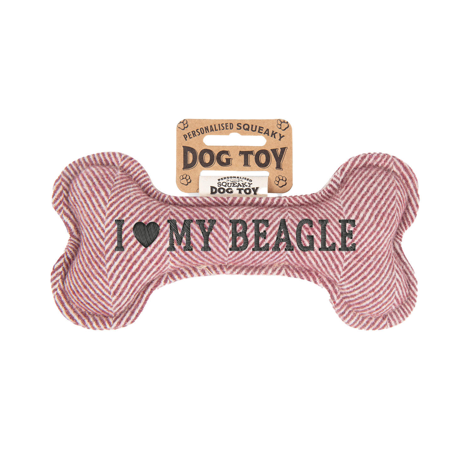 HUNDESPIELZEUG - Rot, Trend, Textil (20/4/10cm)