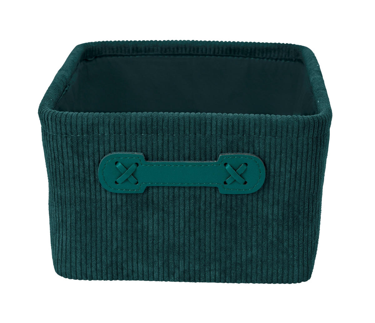AUFBEWAHRUNGSKÖRBCHEN  - Dunkelgrün, Basics, Textil (27,6/12/20cm) - Wenko