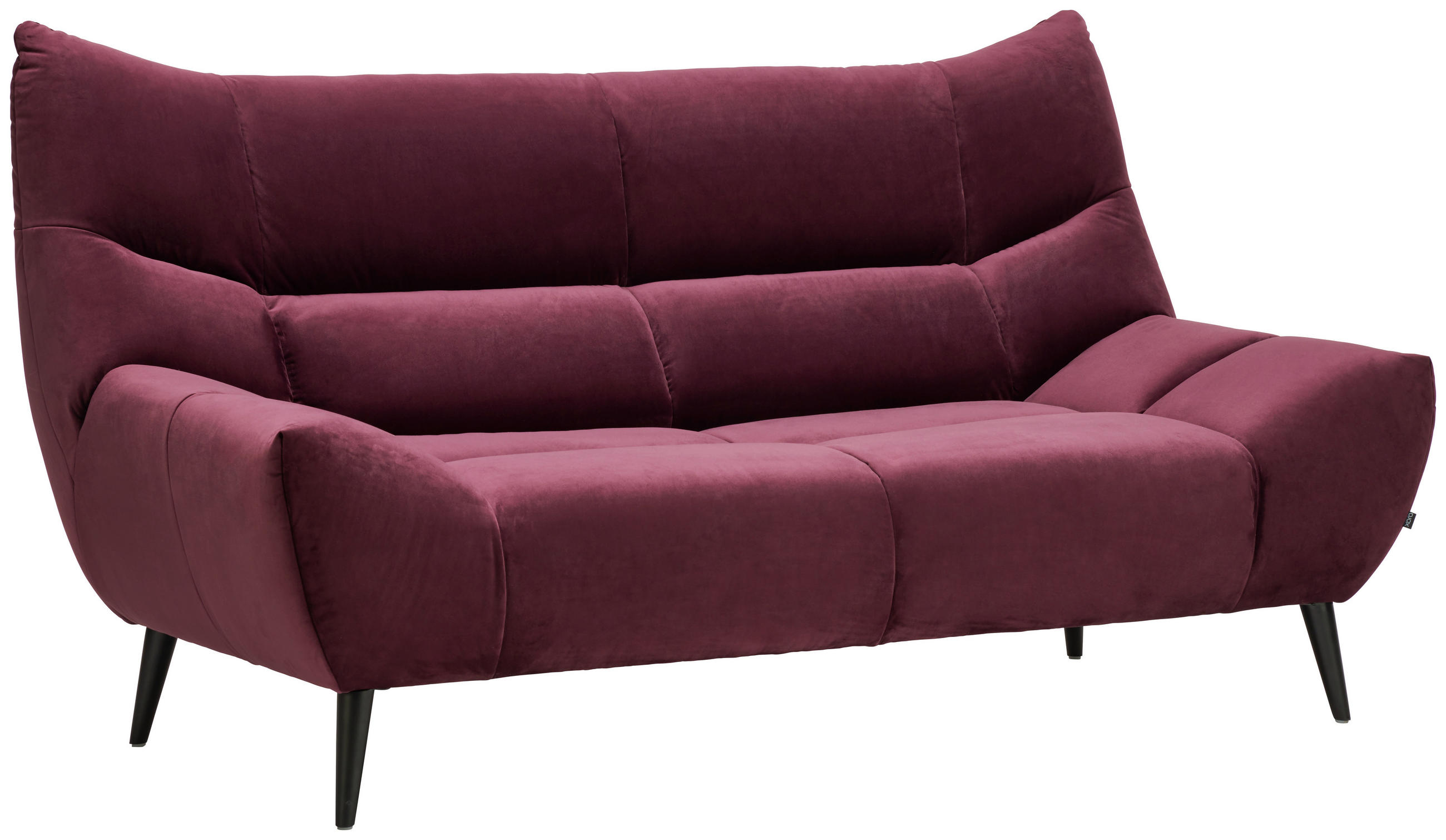Thumbnail - Xora 2-Sitzer-Sofa, Weinrot, Textil, 190x106x99 cm, Typenauswahl, Stoffauswahl, Hocker erhältlich, Wohnzimmer, Sofas & C...