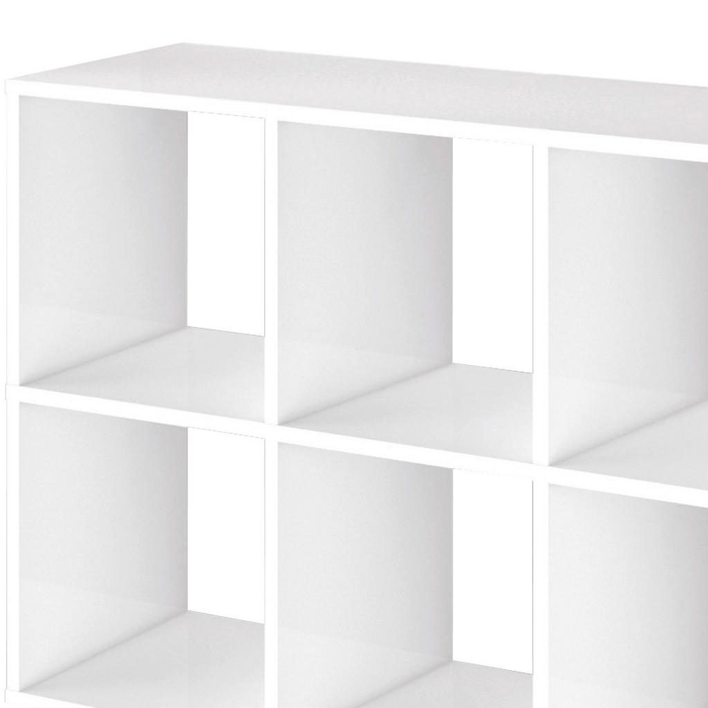 Thumbnail - Mid.you Regal, Weiß, Holzwerkstoff, 8 Fächer, 110x56x33 cm, Fsc, Wohnzimmer, Regale, Bücherregale