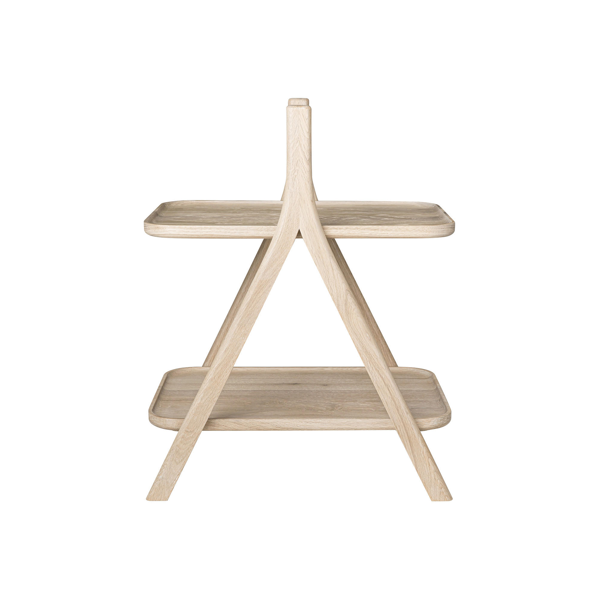 BEISTELLTISCH 46/36/58 cm ETA massiv Eichefarben rechteckig  - Eichefarben, Design, Holz (46/36/58cm) - Blomus