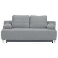 SCHLAFSOFA in Flachgewebe Grau  - Schwarz/Grau, KONVENTIONELL, Textil/Metall (197/75/100cm) - Carryhome