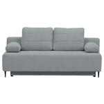 SCHLAFSOFA Flachgewebe Grau  - Schwarz/Grau, KONVENTIONELL, Textil/Metall (197/75/100cm) - Carryhome