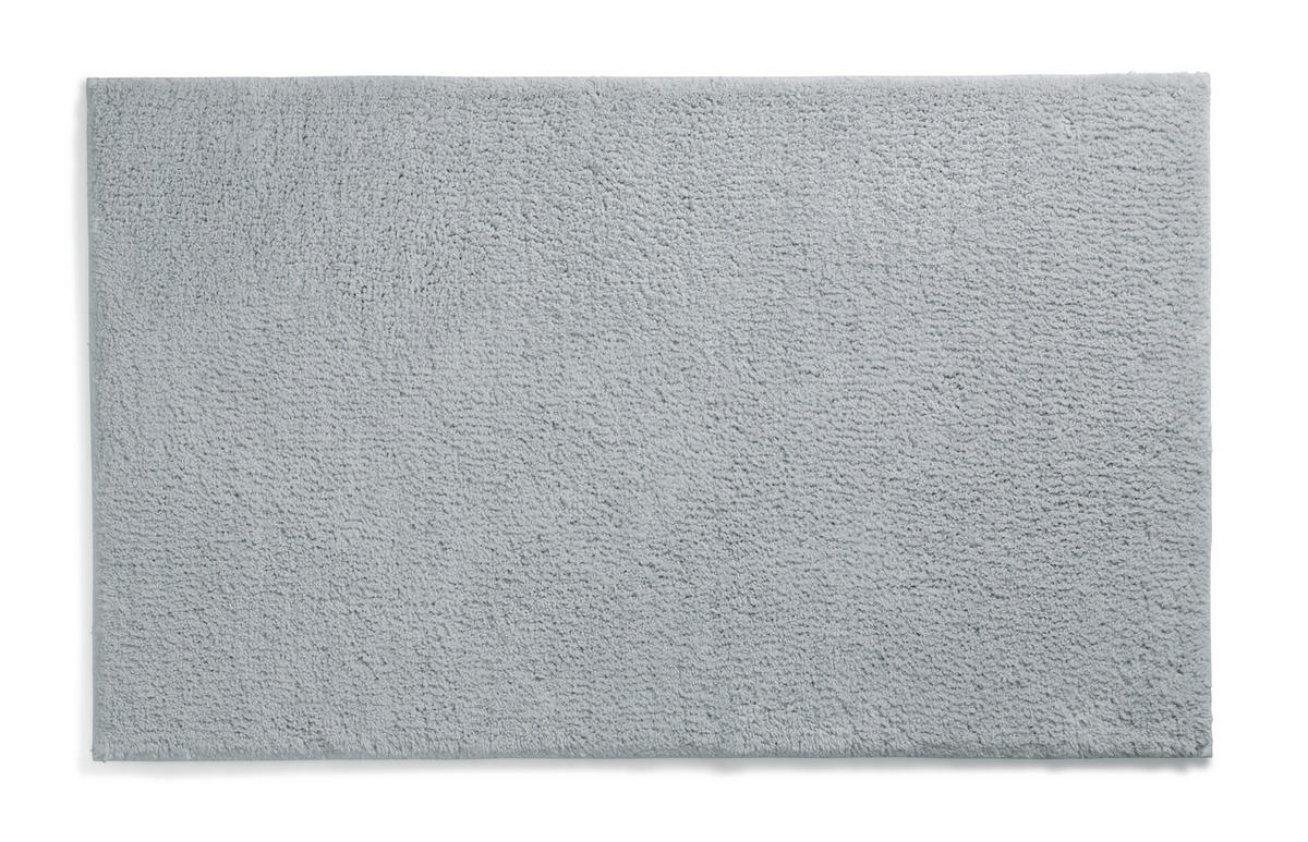 BADEMATTE Grau  - Grau, Basics, Textil (100/60/1,5cm) - Kela