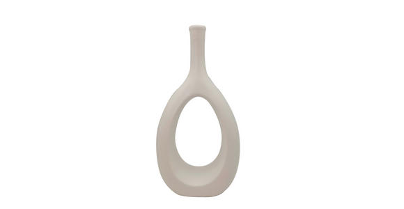 VASE 31 cm  - Weiß, Design, Keramik (15,7/31/6,9cm) - Ambia Home