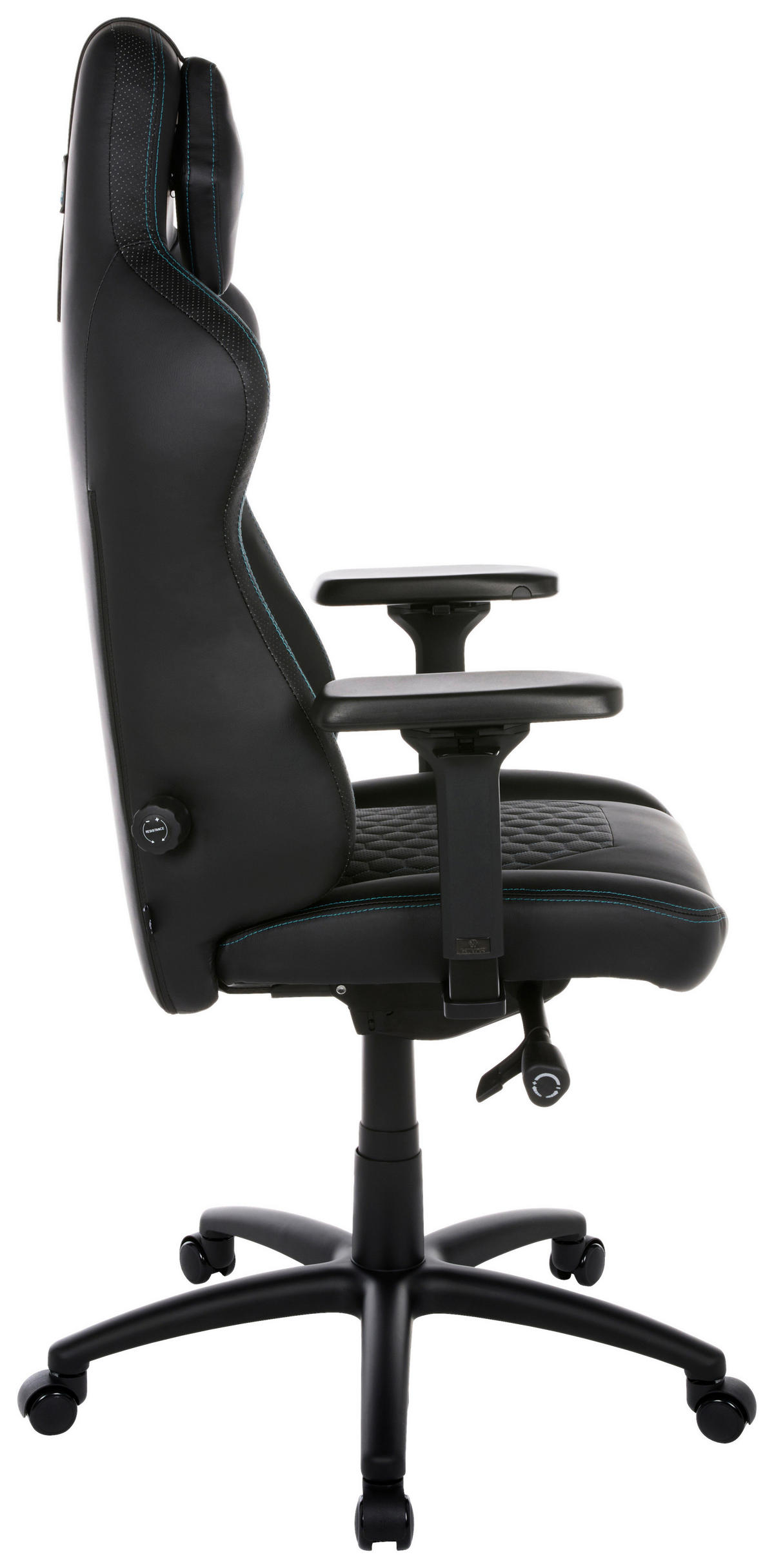 ORBICAL Onyx Coal Schwarz, Türkis, Petrol Metall, Textil   - Türkis/Petrol, LIFESTYLE, Textil/Metall (79/142/77cm) - HIVAR