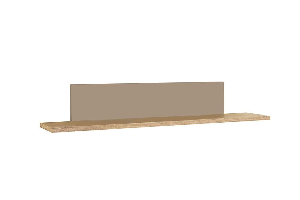 VÄGGHYLLA Luca / Corner  - vit/ekfärgad, Basics, trämaterial (89,6/17/19cm)