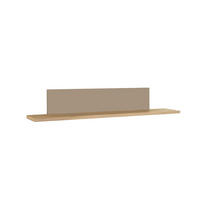 VÄGGHYLLA Luca / Corner  - vit/ekfärgad, Basics, trämaterial (89,6/17/19cm)