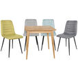 ESSTISCH in Holz 80/80/76 cm  - Eichefarben, Design, Holz (80/80/76cm) - Carryhome