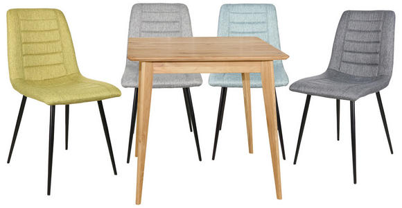 ESSTISCH in Holz 80/80/76 cm  - Eichefarben, Design, Holz (80/80/76cm) - Carryhome