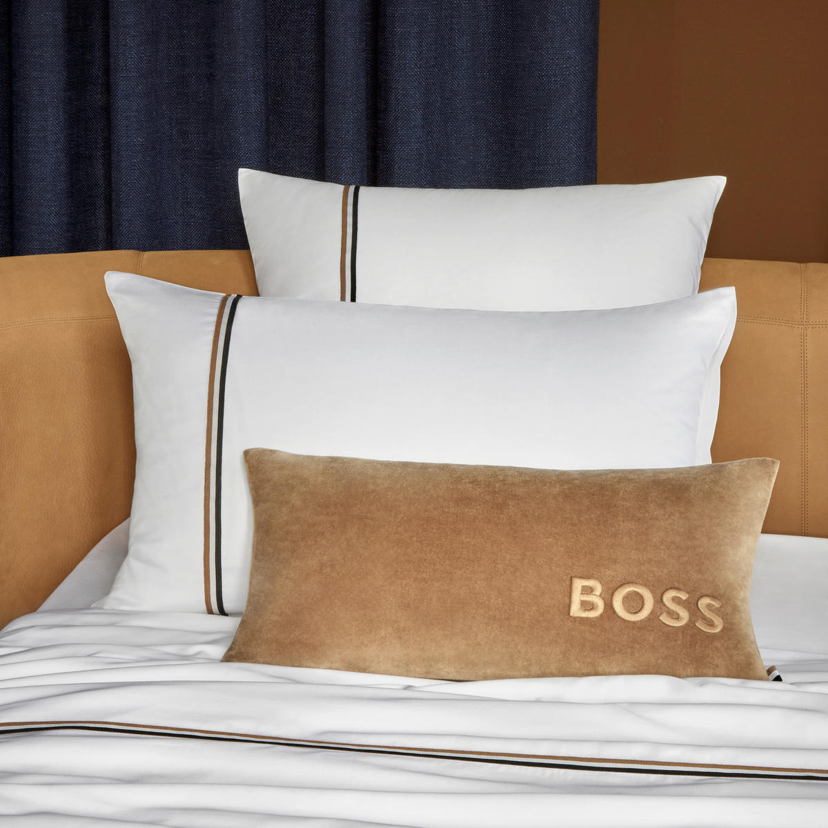 BETTWÄSCHESET 3-teilig 200/210 cm  - Weiss, Design, Textil (200/210cm) - Hugo Boss
