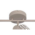 STRAHLER 64/12/22 cm   - Grau, KONVENTIONELL, Metall (64/12/22cm) - Novel
