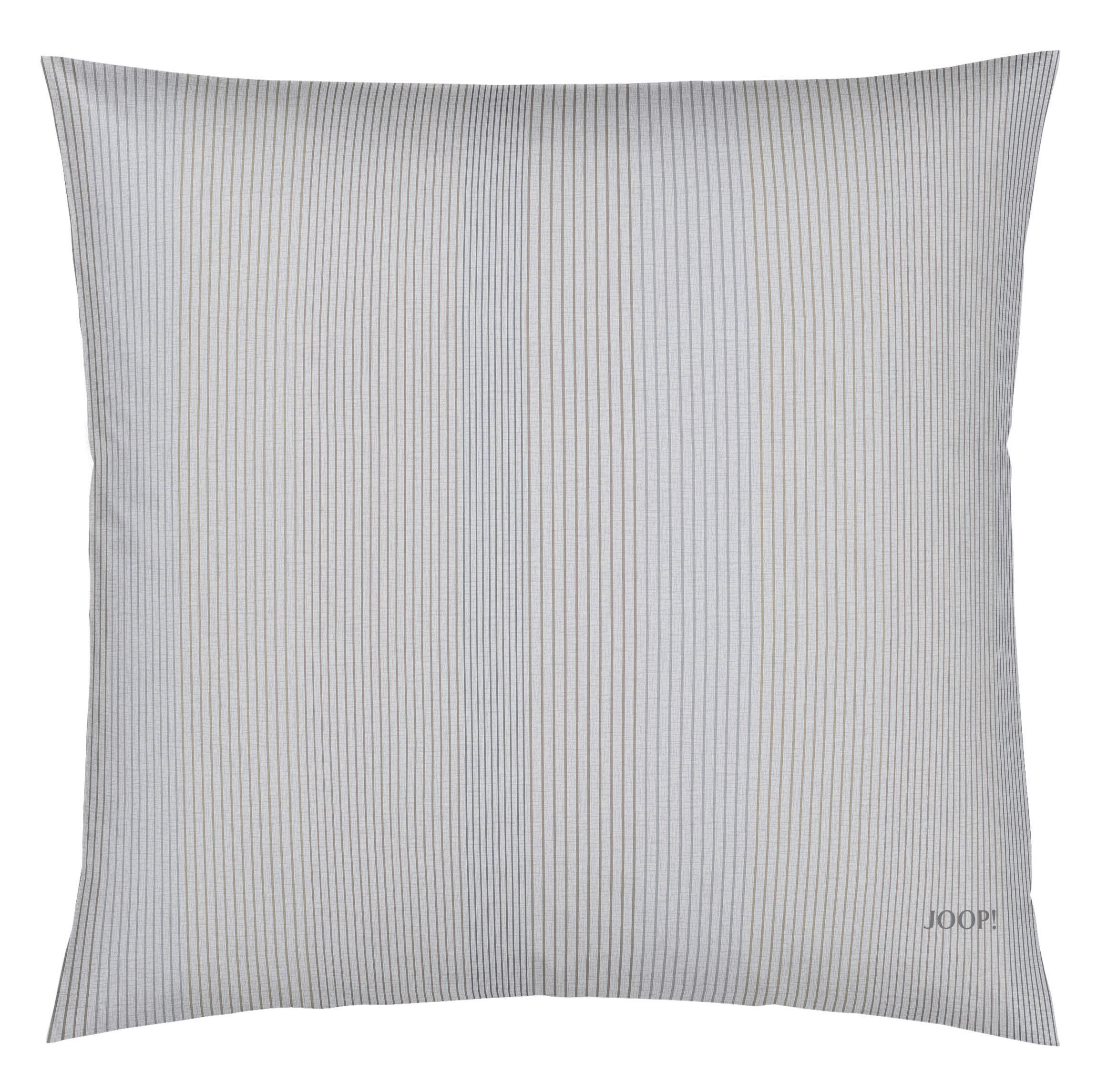 KISSENHÜLLE GROOVE 80/80 cm  - Silberfarben, Basics, Naturmaterialien/Textil (80/80cm) - Joop!