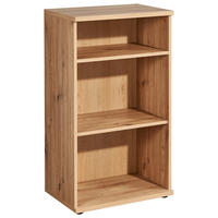 PISARNIŠKI REGAL 54/95/38 cm hrast artisan  - črna/hrast artisan, Moderno, umetna masa/leseni material (54/95/38cm) - MID.YOU