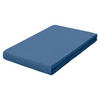 BOXSPRING-FIXLEINTUCH - Blau, Basics, Textil (100/220cm) - Schlafgut