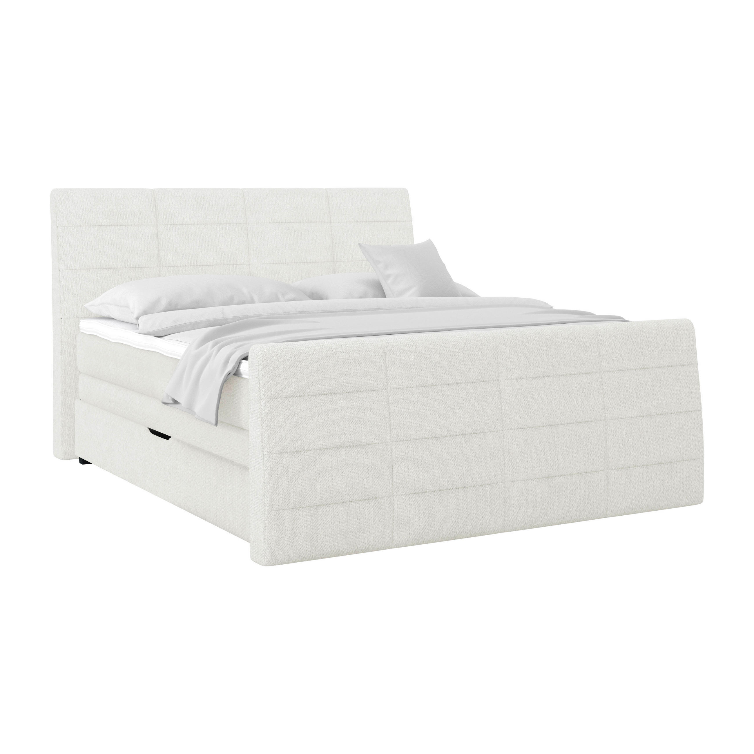 Boxspringbett Mit Topper & Bettkasten 180x200 Libra