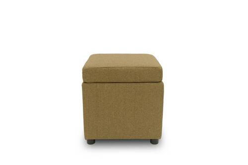 HOCKER Webstoff Messingfarben - Messingfarben/Schwarz, Design, Kunststoff/Textil (45/47/45cm) - LOOKS by W.Joop