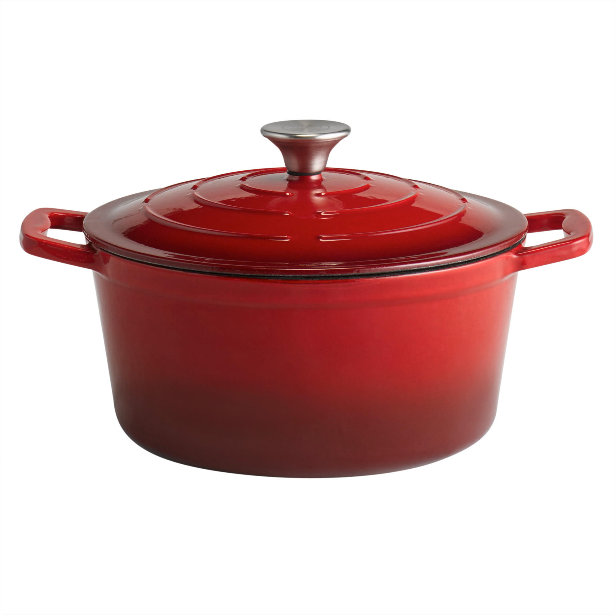 XXXLutz Schmortopf 5 Stars Rot, Creme 25x11.5x25 cm