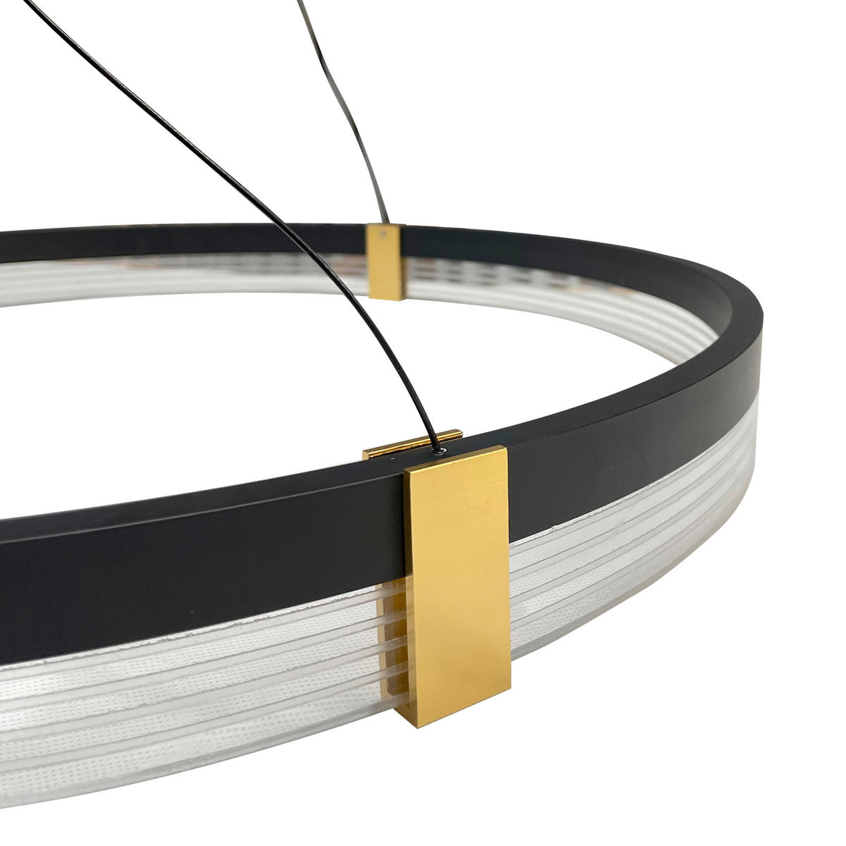 LED-HÄNGELEUCHTE Plum  150/60/60 cm  - Schwarz, Design, Metall (150/60/60cm)