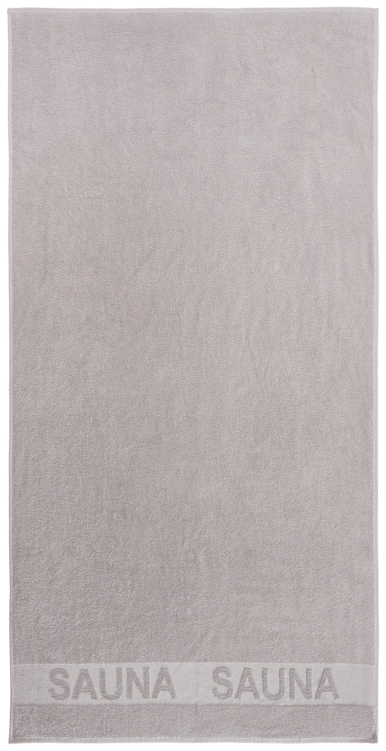 SAUNATUCH BONITA Silberfarben  - Silberfarben, KONVENTIONELL, Textil (90/180cm) - Bio:Vio