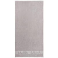 SAUNATUCH BONITA Silberfarben  - Silberfarben, KONVENTIONELL, Textil (90/180cm) - Bio:Vio
