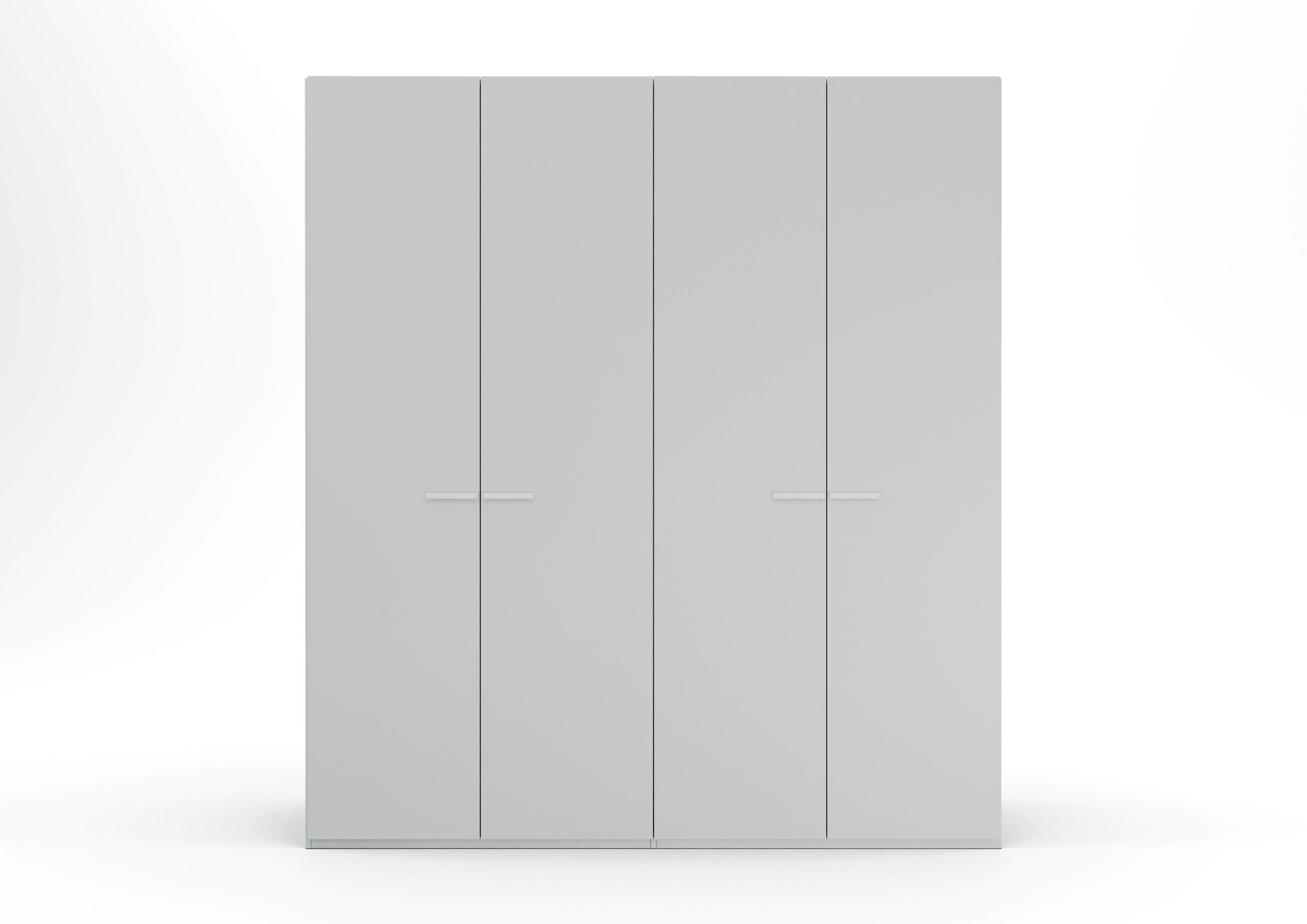 Thumbnail - Novel Drehtürenschrank, Hellgrau, Metall, 9 Fächer, 3 Schublade(n) Schubladen, 201x235x60 cm, Blauer Engel, Goldenes M, ...