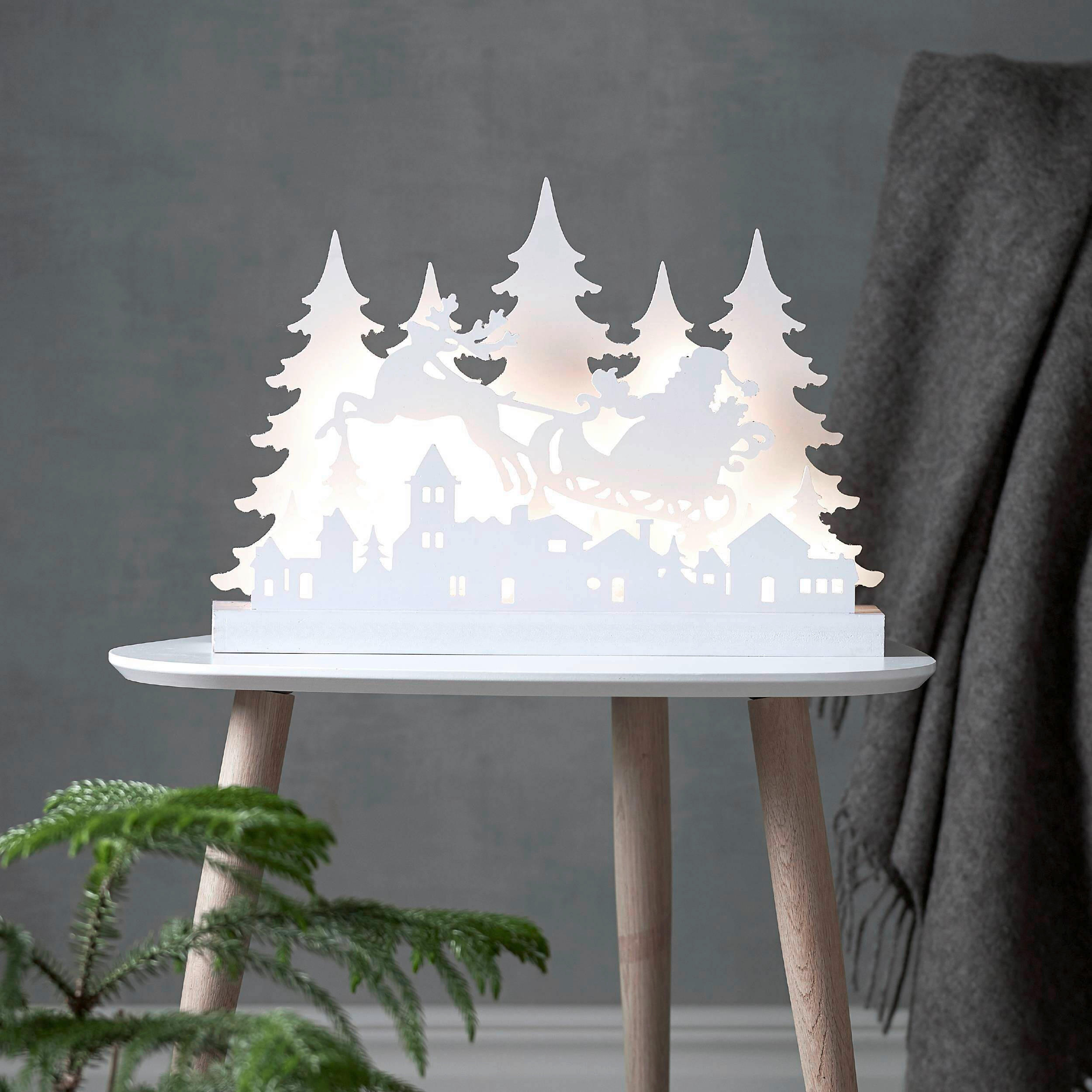 LED-DEKOLEUCHTE 42/8/30 cm   - Weiß, Basics, Holz (42/8/30cm) - Eglo