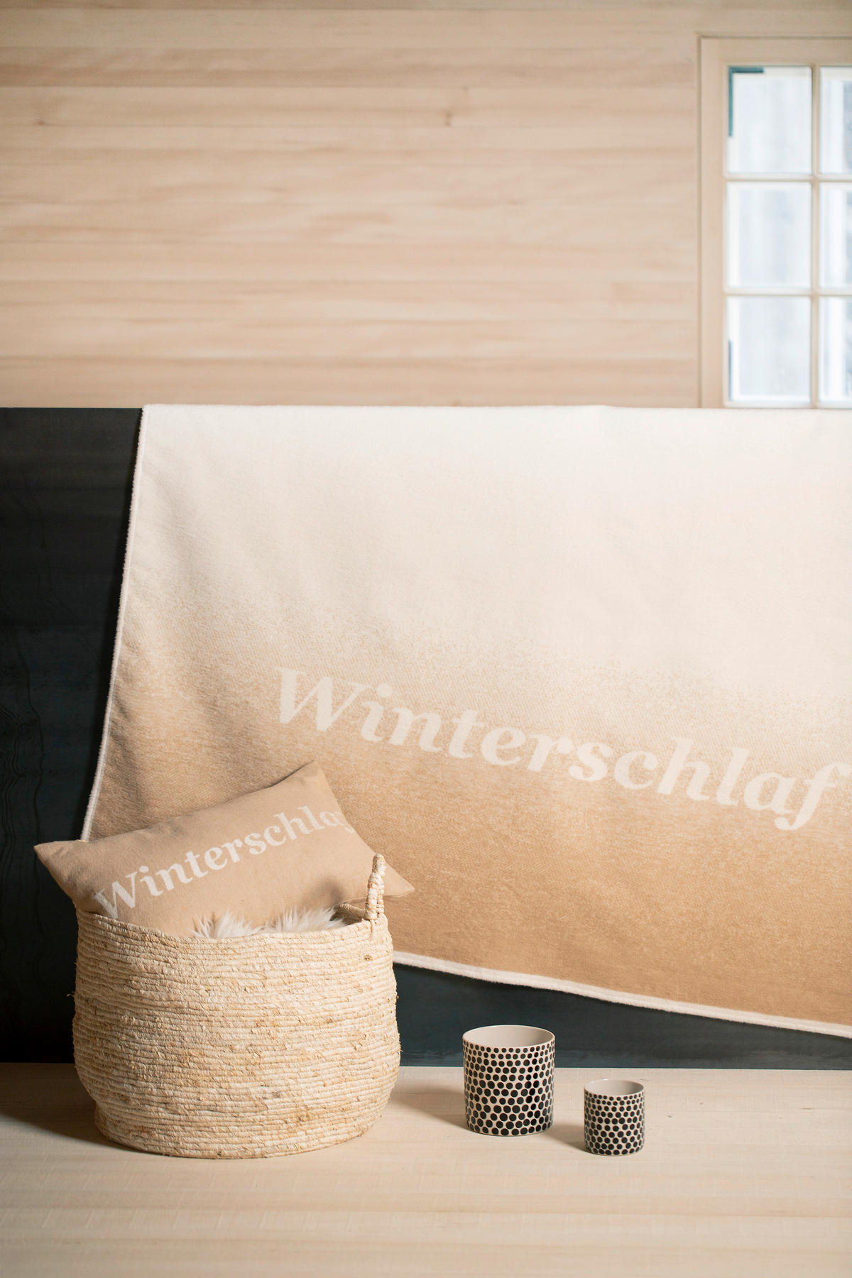 WOHNDECKE 135/200 cm  - Beige/Braun, KONVENTIONELL, Textil (135/200cm) - David Fussenegger