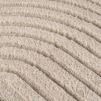 FLACHWEBETEPPICH  Wohnzimmer 160 cm ART Beige rund  - Beige, Design, Kunststoff/Textil (160cm) - Ayyildiz 