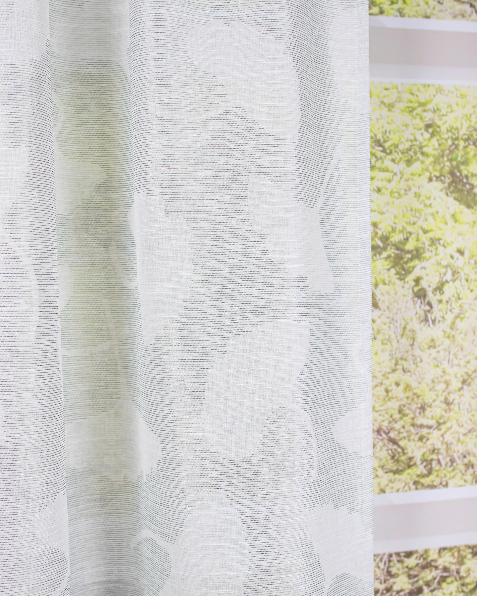 FERTIGVORHANG  halbtransparent   140/245 cm  - Weiß, Natur, Textil (140/245cm)