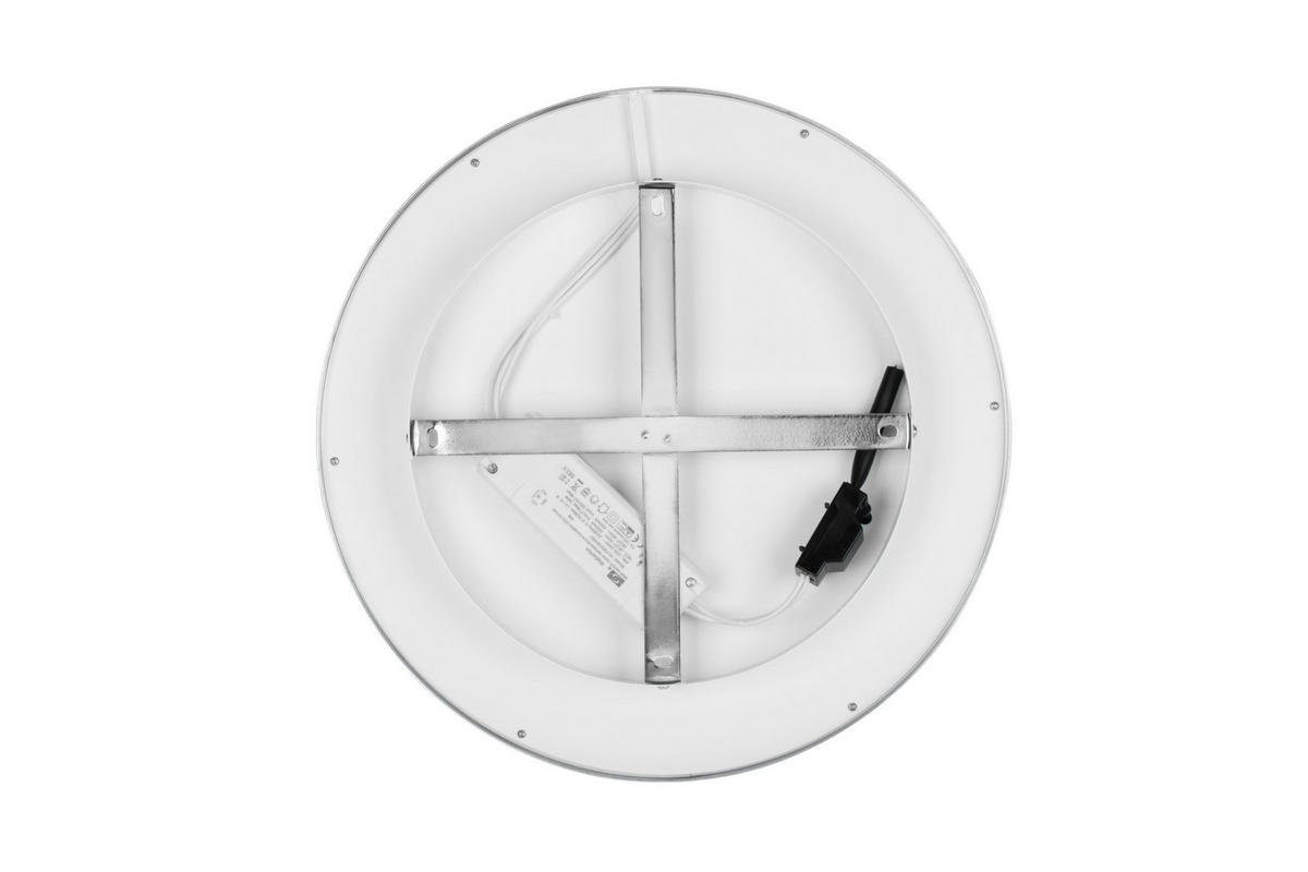 LED MENNYEZETI LÁMPA - alumíniumszínű, Basics, fém (39/5,5cm) - Novel