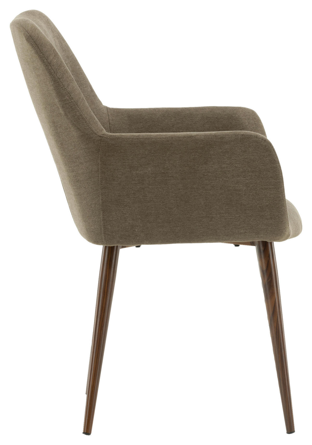 STOLSET stål flatväv  - mörkgrå/brun, Design, metall/textil (60/90/62cm) - Livetastic