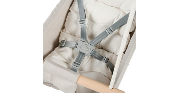 BABYSCHAUKEL ENJOY - Naturfarben/Weiß, Basics, Holz/Kunststoff (45/70/170cm) - My Baby Lou