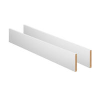 SIDOR FÖR OMBYGGNAD Trollslända  - vit, Basics, trämaterial (140,5/25/2cm)