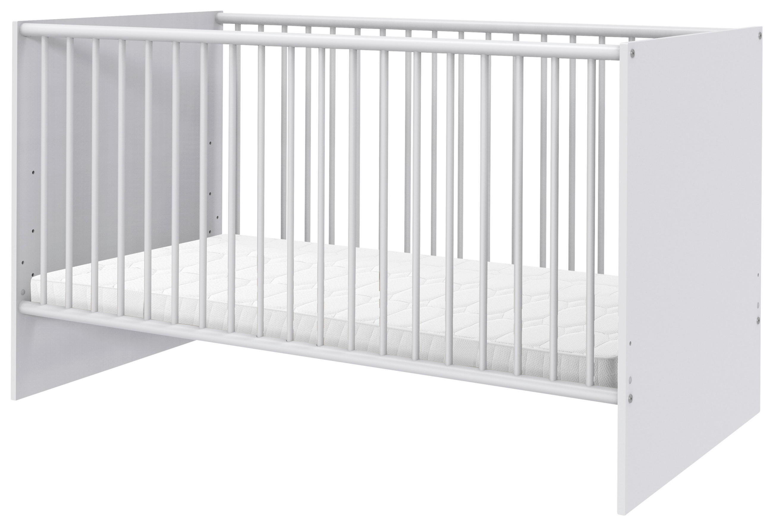 GITTERBETT 70/140 cm - Weiß, MODERN, Holzwerkstoff (70/140cm) - MID.YOU