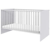 POSTIEĽKA S PRIEČKAMI  70 cmx140 cm - biela, Modern, kompozitné drevo (70/140cm) - MID.YOU