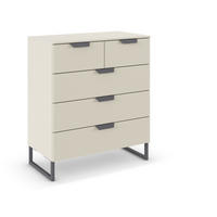 KOMMODE  in 80/81/42 cm  - Champagner/Dunkelgrau, Design, Holzwerkstoff/Metall (80/81/42cm) - Carryhome