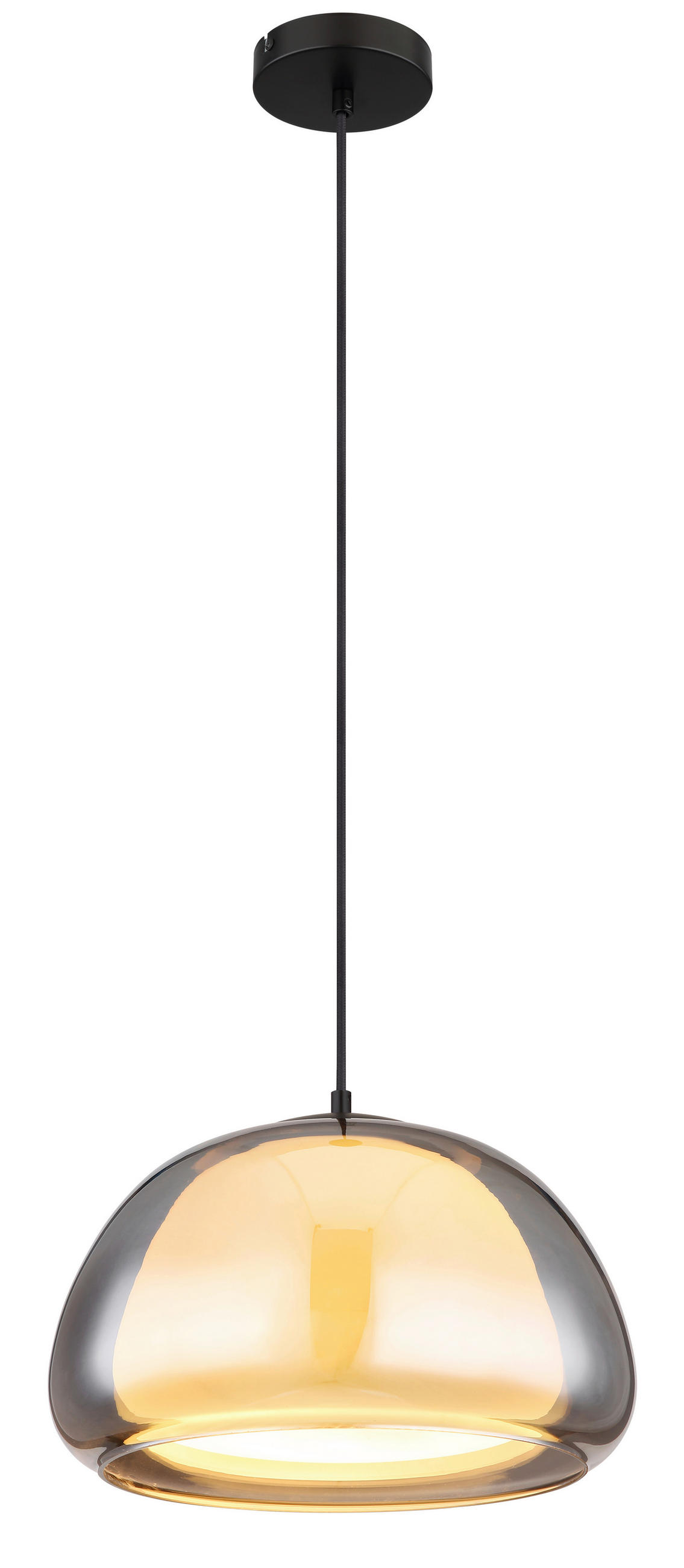 VISEČA SVETILKA  JELLA      40/120 cm      E27 - črna/svetlo siva, Trend, kovina (40/120cm)