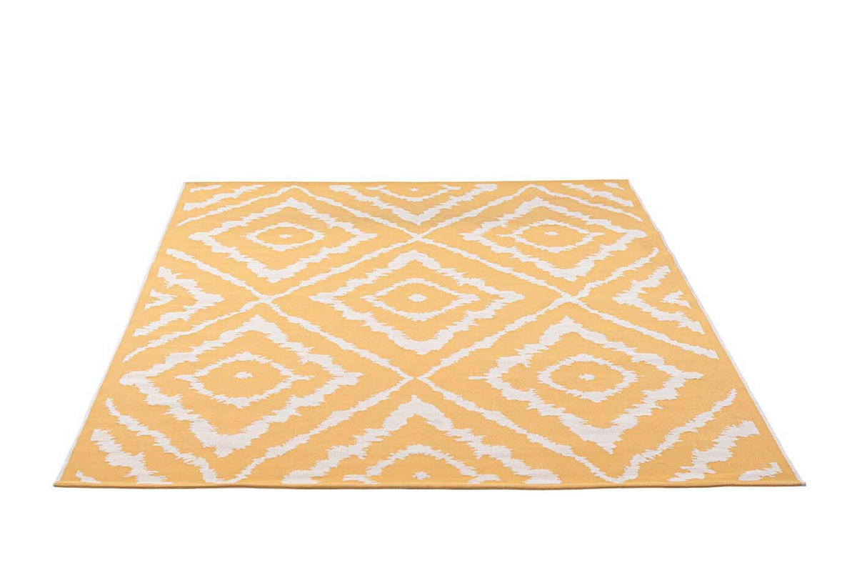 HANDWEBTEPPICH 160/230 cm Gelb  - Gelb, Design, Kunststoff/Textil (160/230cm) - Tom Tailor