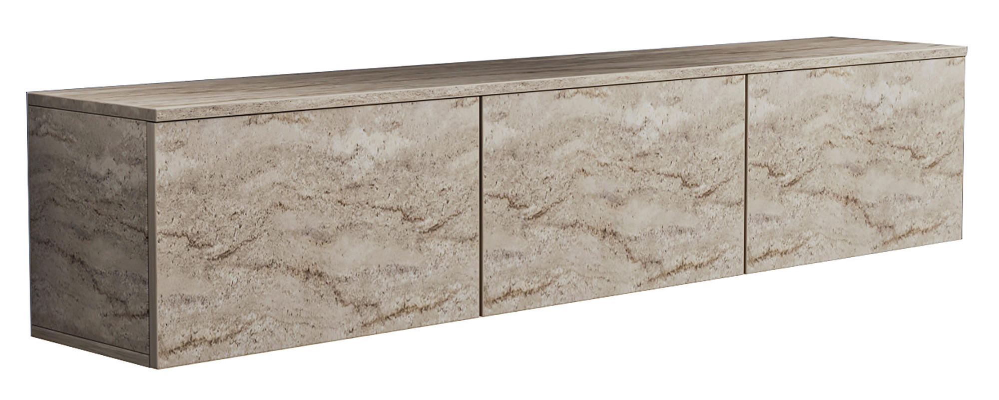 LOWBOARD Neon TV-Möbel  in 160/35/32 cm  - Eichefarben/Beige, Design, Holzwerkstoff (160/35/32cm) - Livetastic