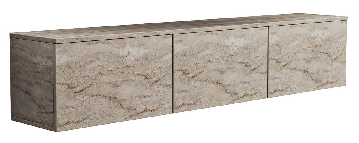 LOWBOARD Neon TV-Möbel  in 160/35/32 cm  - Eichefarben/Beige, Design, Holzwerkstoff (160/35/32cm) - Livetastic