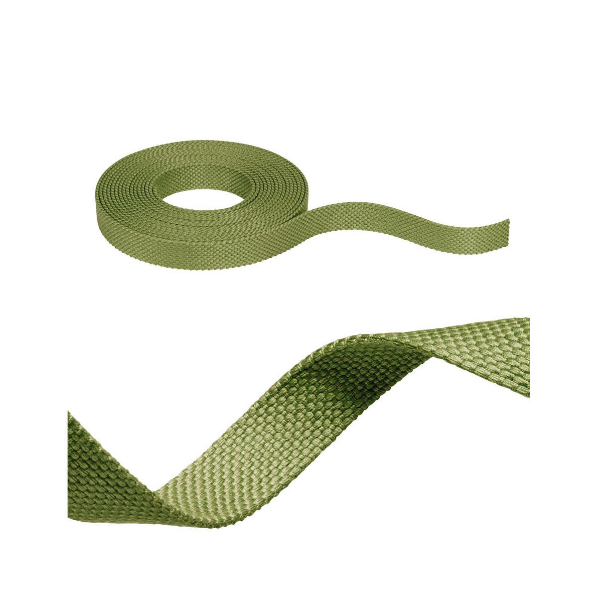 SPANNSEIL   - Grün, Basics, Textil/Metall (2,1/500cm) - Paulmann