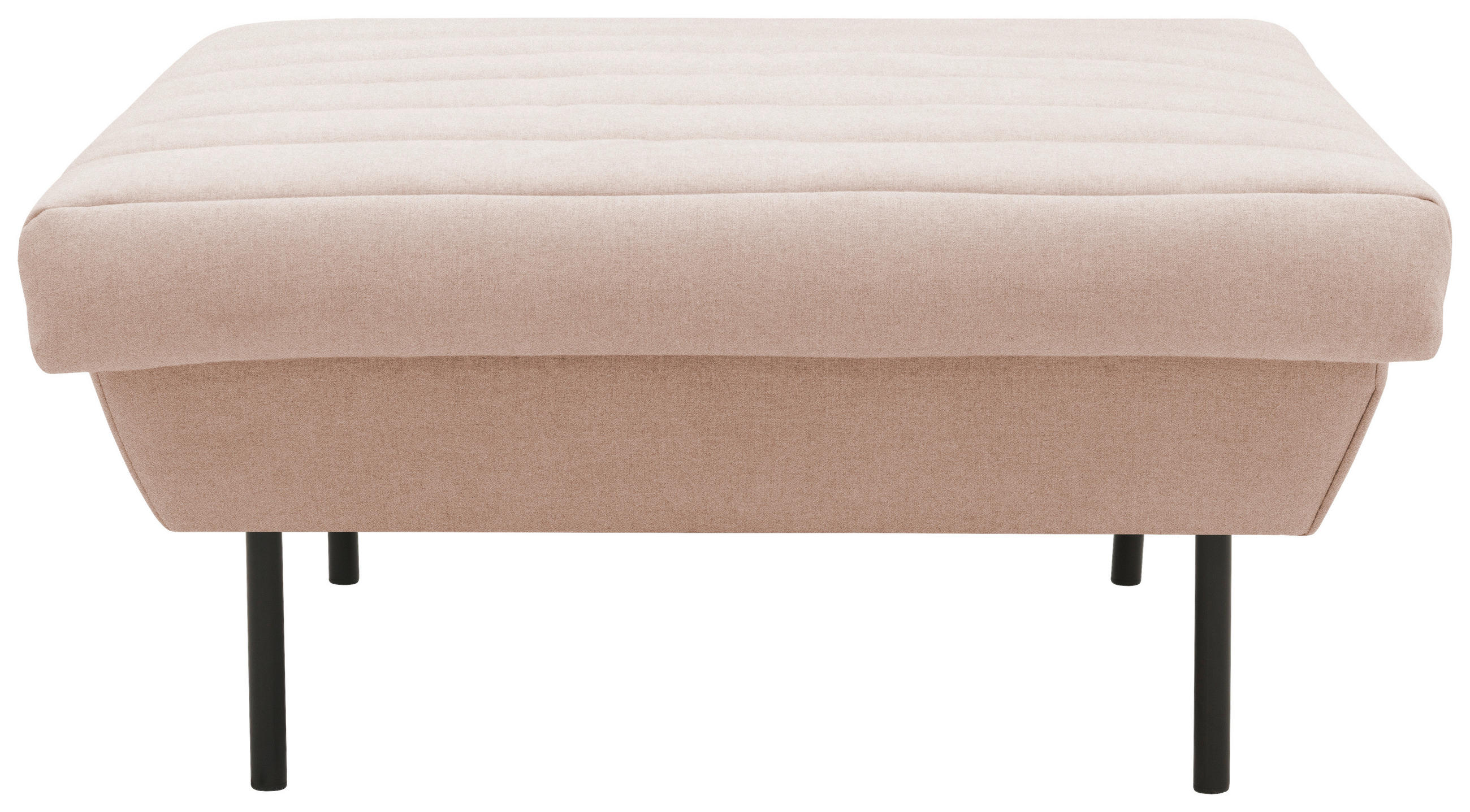 HOCKER in Textil Creme - Creme/Schwarz, Design, Textil/Metall (90/45/105cm) - LOOKS by W.Joop