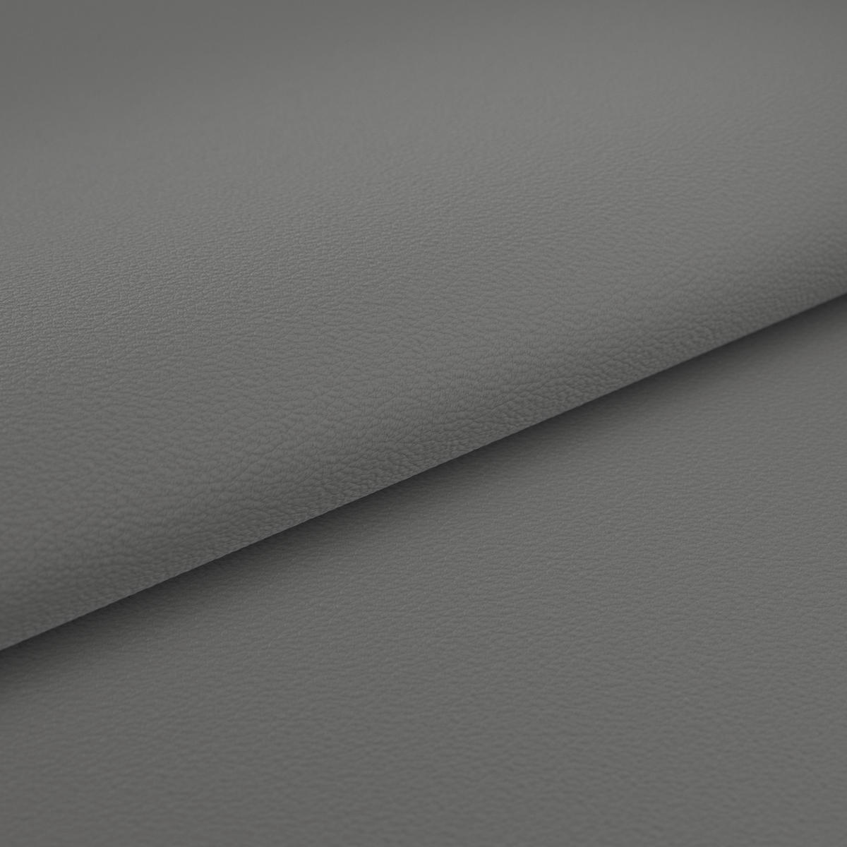 DREHSTUHL Lederlook Grau, Weiß  - Weiß/Grau, MODERN, Kunststoff/Textil (70/103-115/70cm)