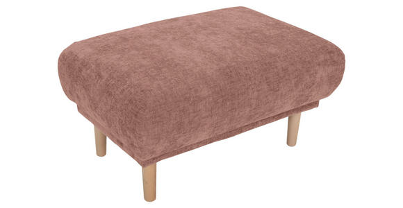 HOCKER Flachgewebe Altrosa  - Altrosa, KONVENTIONELL, Holz/Textil (88/49/62cm) - Carryhome