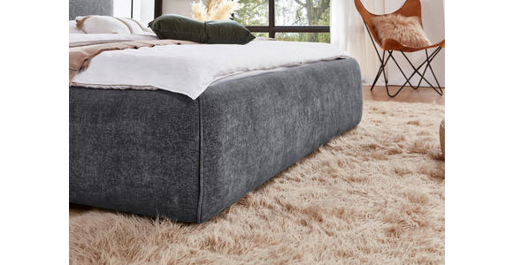 POLSTERBETT 240/200 cm,  in Grau,  - Grau, Design, Textil (240/200cm) - Xora