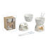 Schokoladenfondue - Silberfarben/Goldfarben, Basics, Keramik (14cm) Schokoladenfondue - Silberfarben/Goldfarben, Basics, Keramik (14cm)